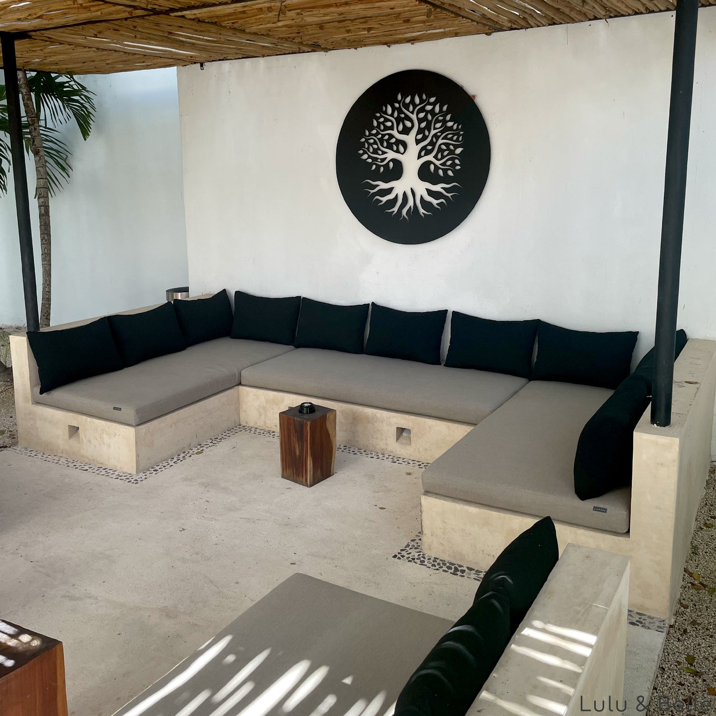 hochwertige und wetterfeste Outdoor Matratzen, Lounge Kissen, Polster und Liegeauflagen