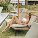 Custom made garden chair cushion - Ibiza