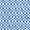 Stoffmuster Blau/Weiß