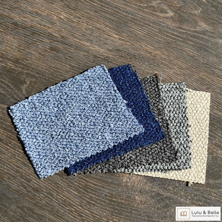 Produktfoto Stoffsample Premium Bouclé einfärbig